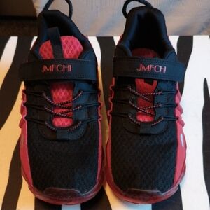 Kids Black and Red Sneakers